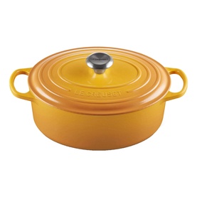 Signature Cast Iron Oval Casserole 27cm