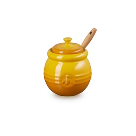 Stoneware Honey Pot and Dipper