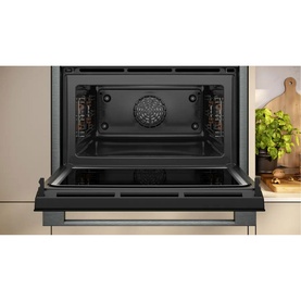N70 Compact Oven with Microwave, Graphite