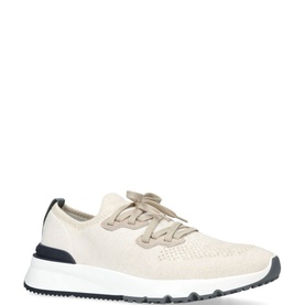Knit Lace-Up Trainers