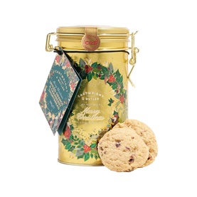 Spiced Orange & Cranberry Shortbread Biscuit Tin 200g