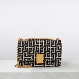 1945 Small Monogram Jacquard Shoulder Bag