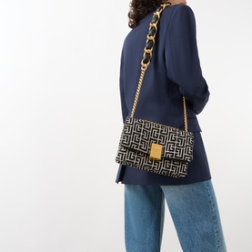 1945 Small Monogram Jacquard Shoulder Bag