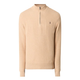 Logo Half-Zip Sweater