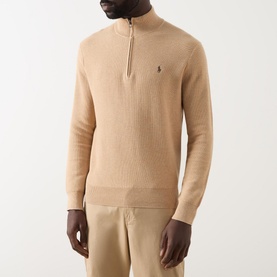 Logo Half-Zip Sweater