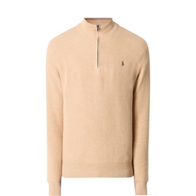 Logo Half-Zip Sweater