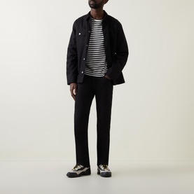 Larkee Mid-Rise Straight Leg Jeans