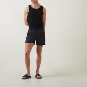 Fab Logo-Tape Swim Shorts