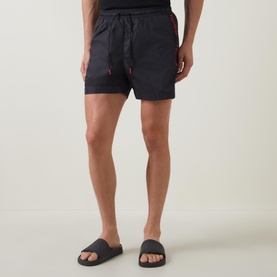 Fab Logo-Tape Swim Shorts