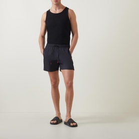 Fab Logo-Tape Swim Shorts