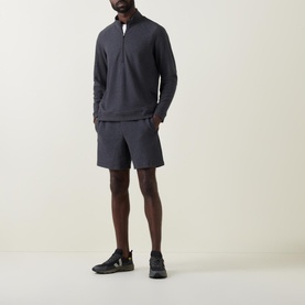 Textured Knit Half-Zip Sweater