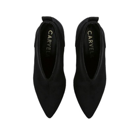 Flute Heeled Ankle Boots