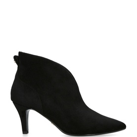 Flute Heeled Ankle Boots