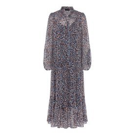 Penele Printed Chiffon Midi Dress