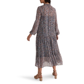 Penele Printed Chiffon Midi Dress