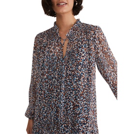 Penele Printed Chiffon Midi Dress