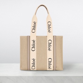 Woody Medium Canvas Tote Bag