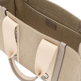 Woody Medium Canvas Tote Bag