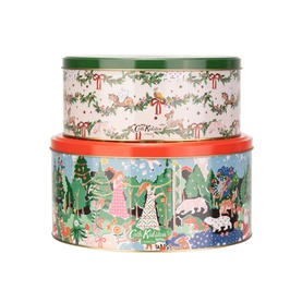 Christmas Cake Tin Set