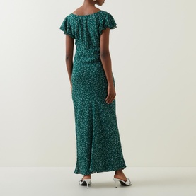 Lisola Ruffle Sleeve Floral Dress