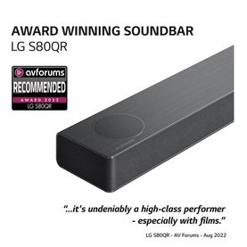 S80QR 620W Soundbar with Sub and Surrounds