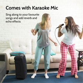 Portable Party Speaker with Mic