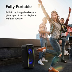 Portable Party Speaker with Mic