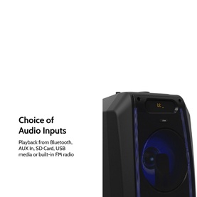 Portable Party Speaker with Mic