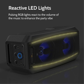 Portable Party Speaker with Mic