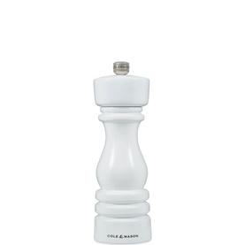 London Pepper Mill White Gloss 18cm
