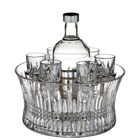 Lismore Diamond  Vodka Chiller 25cm 9.5in 7PCS