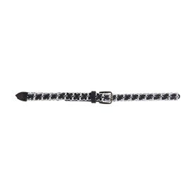Brooke Chain-Detail Leather Belt