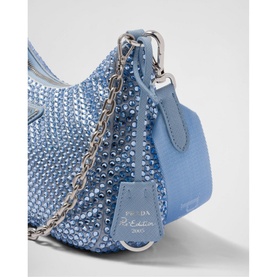 Re-Edition 2005 Embellished Satin Shoulder Bag