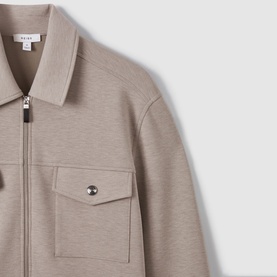 Medina Interlock Jersey Zip-Through Jacket