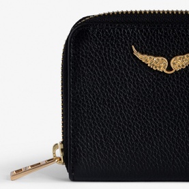 Mini ZV Leather Zip-Around Wallet