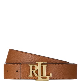 Logo Reversible Leather Belt