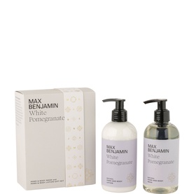 White Pomegranate Hand & Body Wash/Lotion Set 300ml