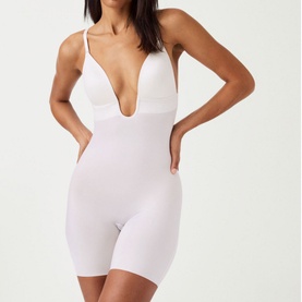 SPANXshape&trade; Suit Your Fancy Plunge Low-Back Mid-Thigh Bodysuit