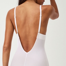 SPANXshape&trade; Suit Your Fancy Plunge Low-Back Mid-Thigh Bodysuit