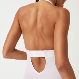SPANXshape&trade; Suit Your Fancy Plunge Low-Back Mid-Thigh Bodysuit