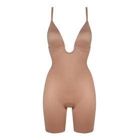 SPANXshape&trade; Suit Your Fancy Plunge Low-Back Mid-Thigh Bodysuit