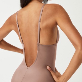 SPANXshape&trade; Suit Your Fancy Plunge Low-Back Mid-Thigh Bodysuit