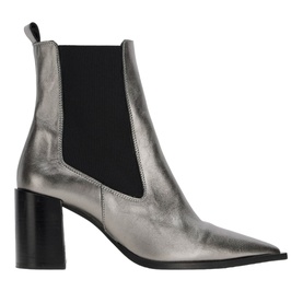 Metallic Heeled Chelsea Boots