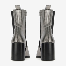Metallic Heeled Chelsea Boots