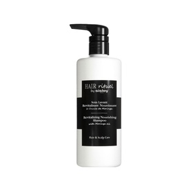 Sisley Hair Rituel Revitalising Nourishing Shampoo 500ml in white pump bottle with black label, for dry hair
