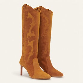 Caitlin Western Knee-High Boots