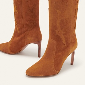 Caitlin Western Knee-High Boots