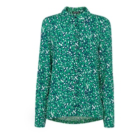 Flowing Leopard Print Shirt