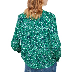 Flowing Leopard Print Shirt