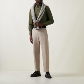 Casual Button-Down Collar Shirt
